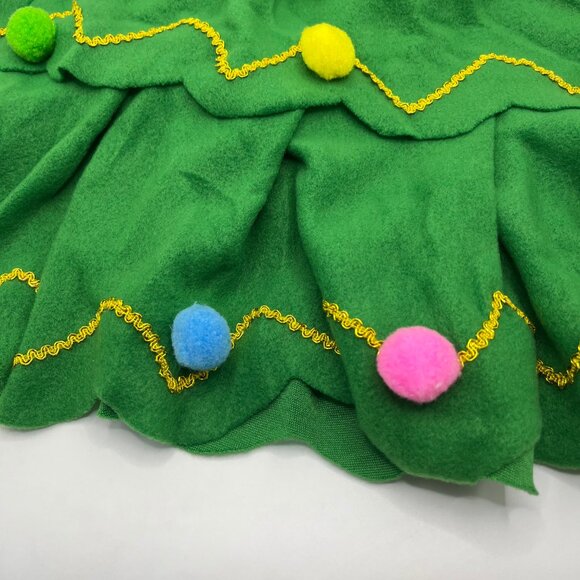 Children's Christmas Costume Set - Christmas Tree Design, Green - Picture 10 of 10